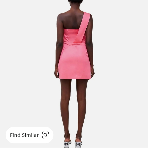 NWT! French Connection Camelia Rose Bow Pink Dress size 10 - Picture 2 of 6